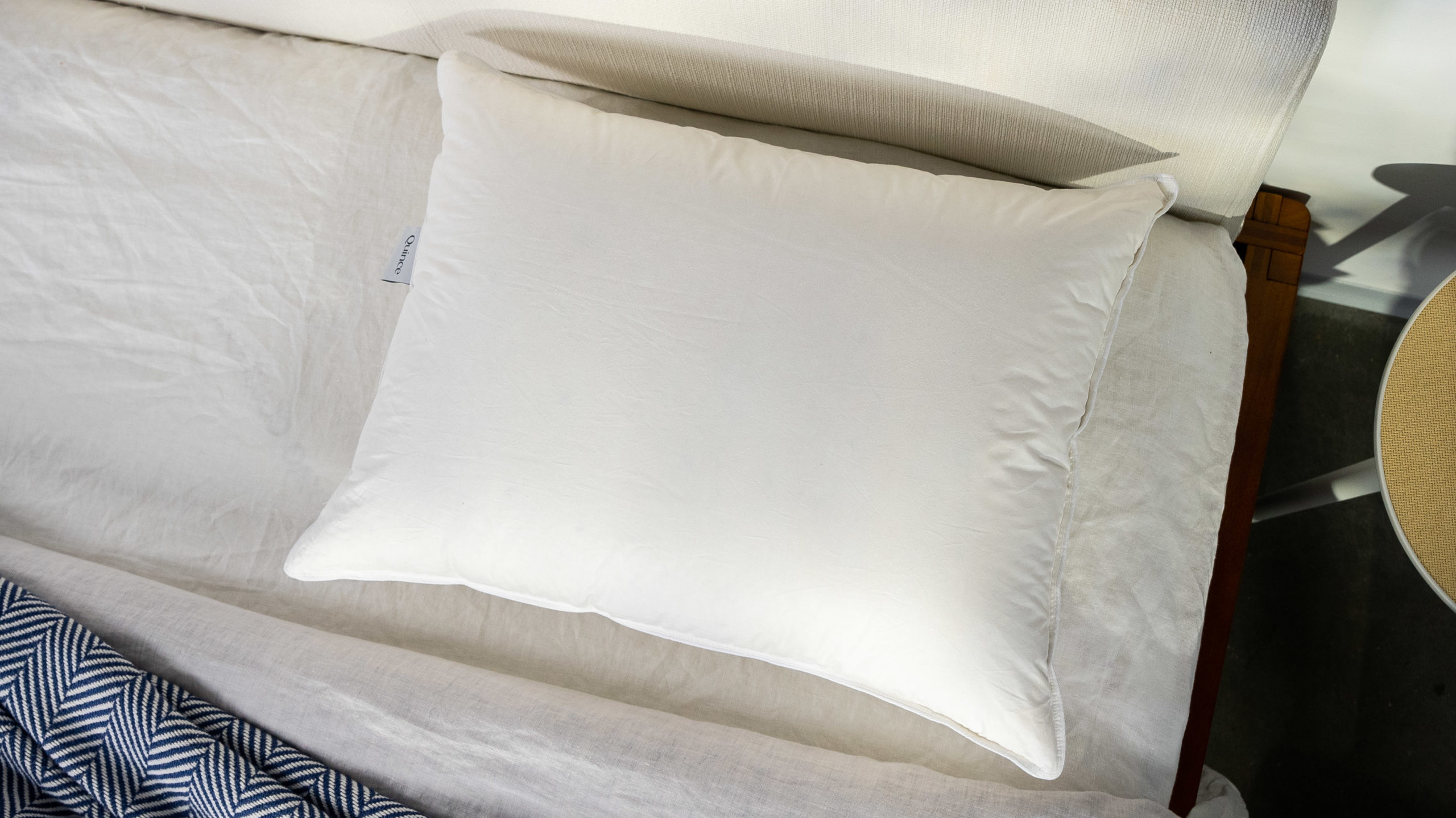 Best Pillows for Side Sleepers in 2026 - Quince Luxe Goose Down Pillow image 1