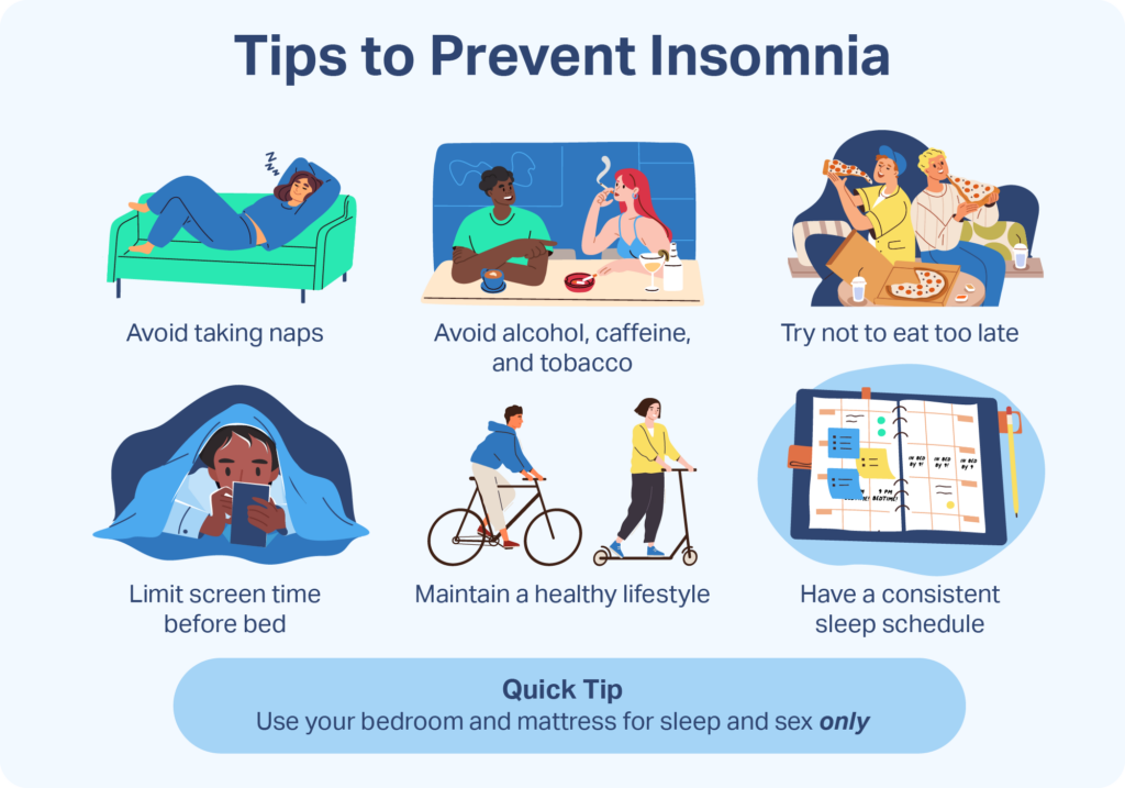 tips to prevent insomnia