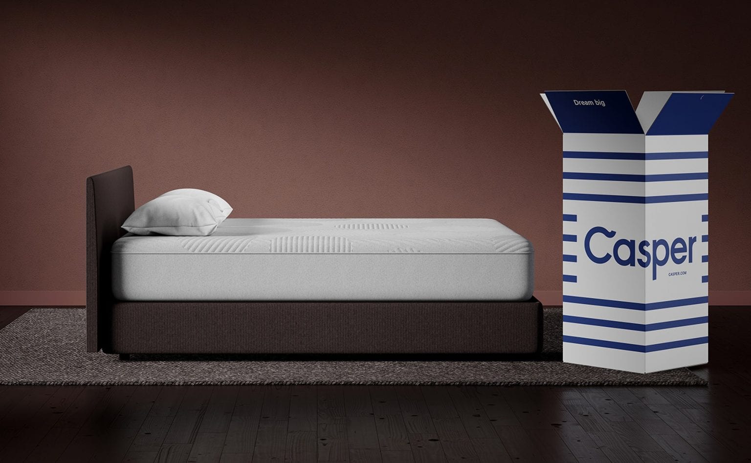casper mattress shipping size