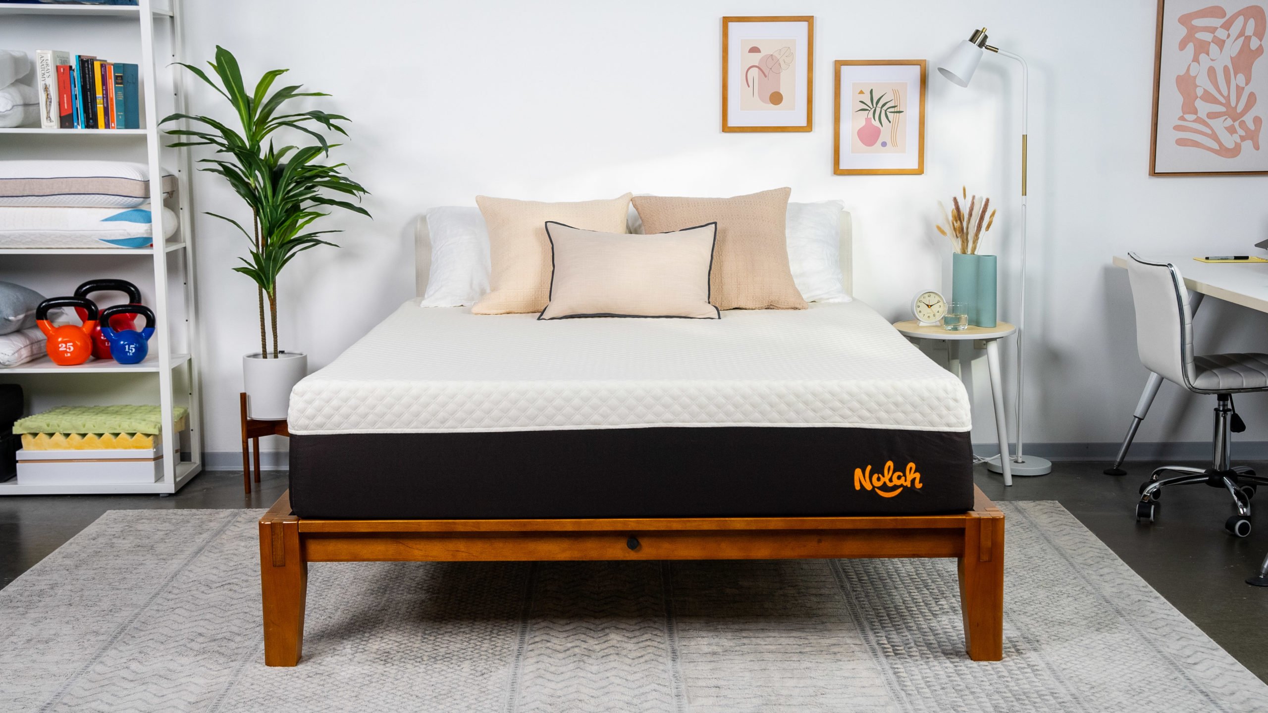 A picture of the Nolah Signature Mattress in Sleep Foundation's test lab.