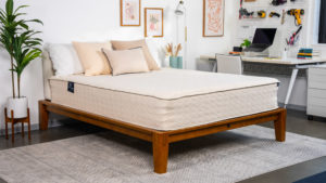 A picture of the WinkBed EcoCloud Mattress in Sleep Foundation's test lab.