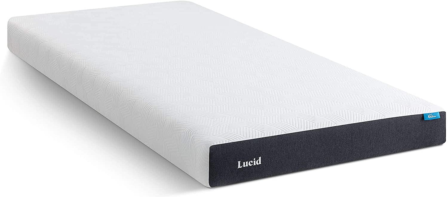 Lucid 6-inch Memory Foam Mattress