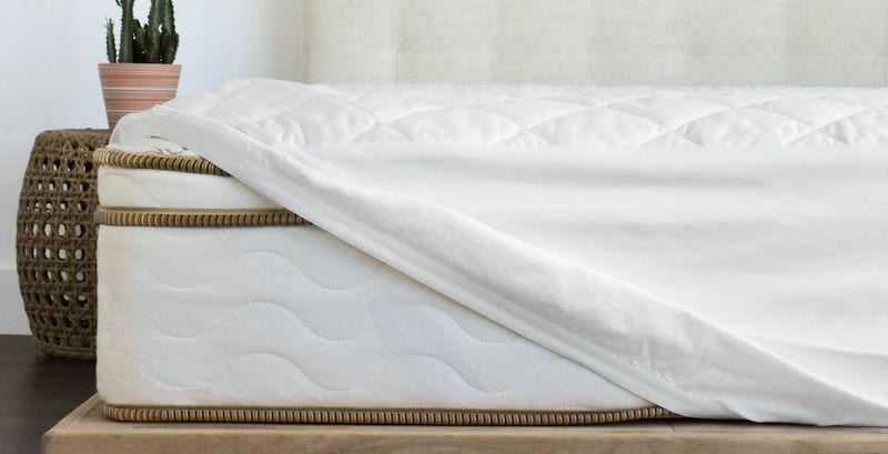 organic heated mattress pad