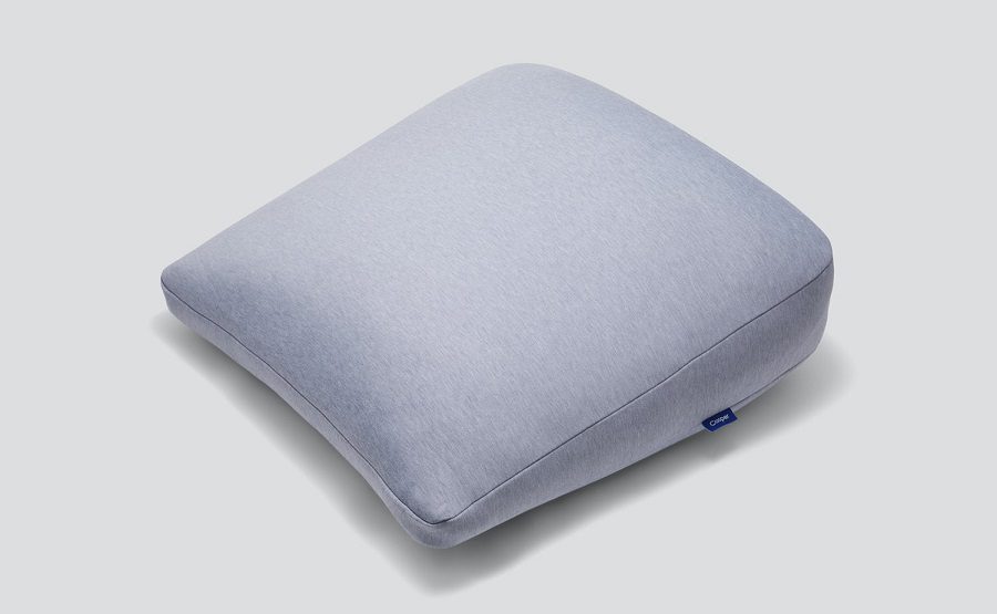 Nestl Reading Pillow Standard Bed Pillow, Back Pillow for Sitting in Bed  Shredded Memory Foam Chair Pillow, Reading & Bed Rest Pillows Grey Back