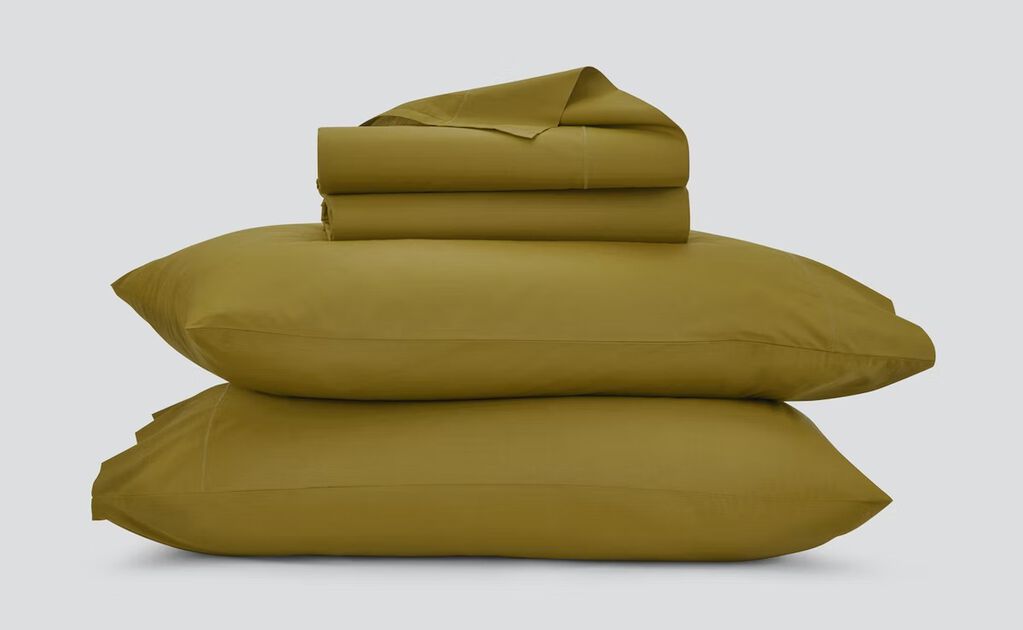 Product page photo of the Casper Percale Sheets