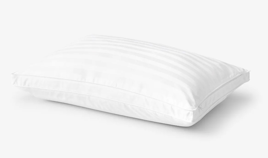 Product page photo of the The Company Store Dual Memory Foam and Gel Fiber Pillow