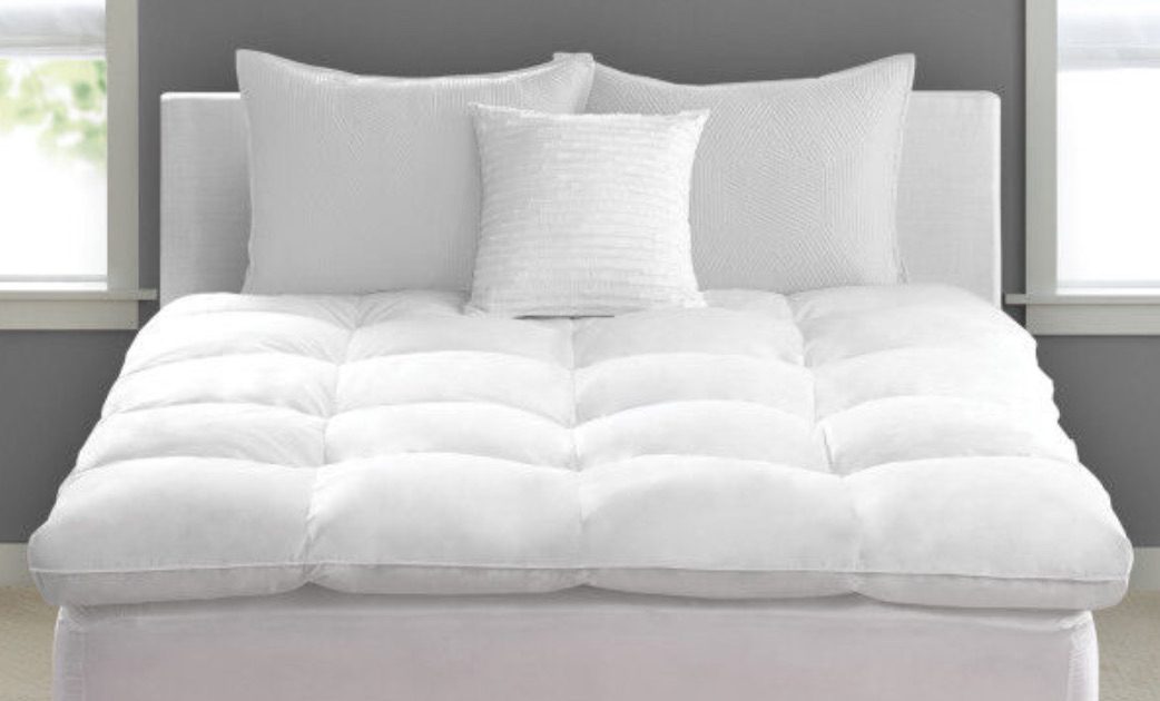 New Deep Luxury Soft Duck Feather & Down Mattress Topper Pillows 2" All Sizes 