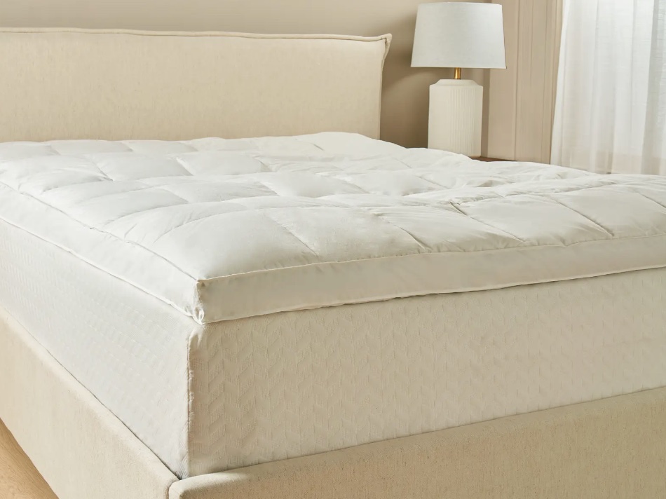 super king size feather mattress topper