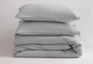 Quince Organic Waffle Duvet Cover