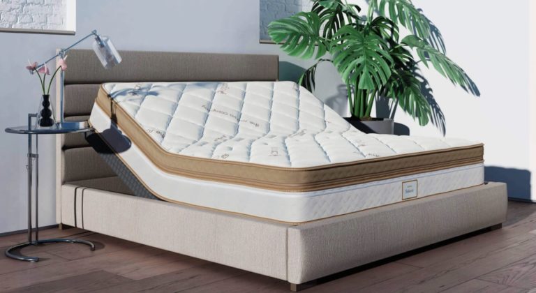 free adjustable bed base with mattress