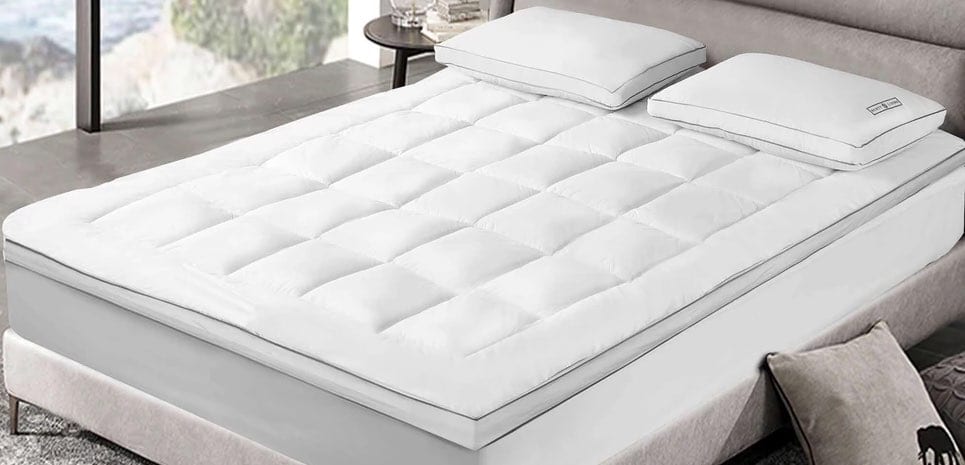 featherbed mattress topper california king