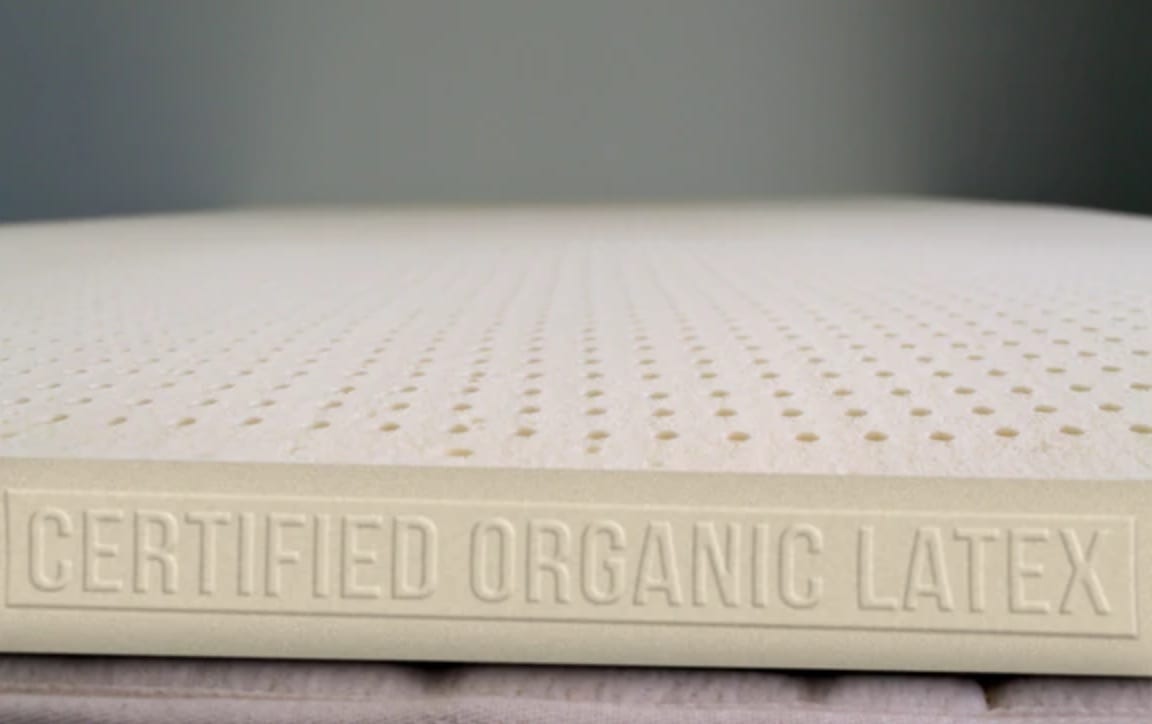 turmerry organic latex mattress topper.