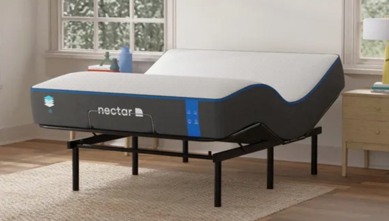 Product page photo of the Nectar Move Adjustable Bed Frame