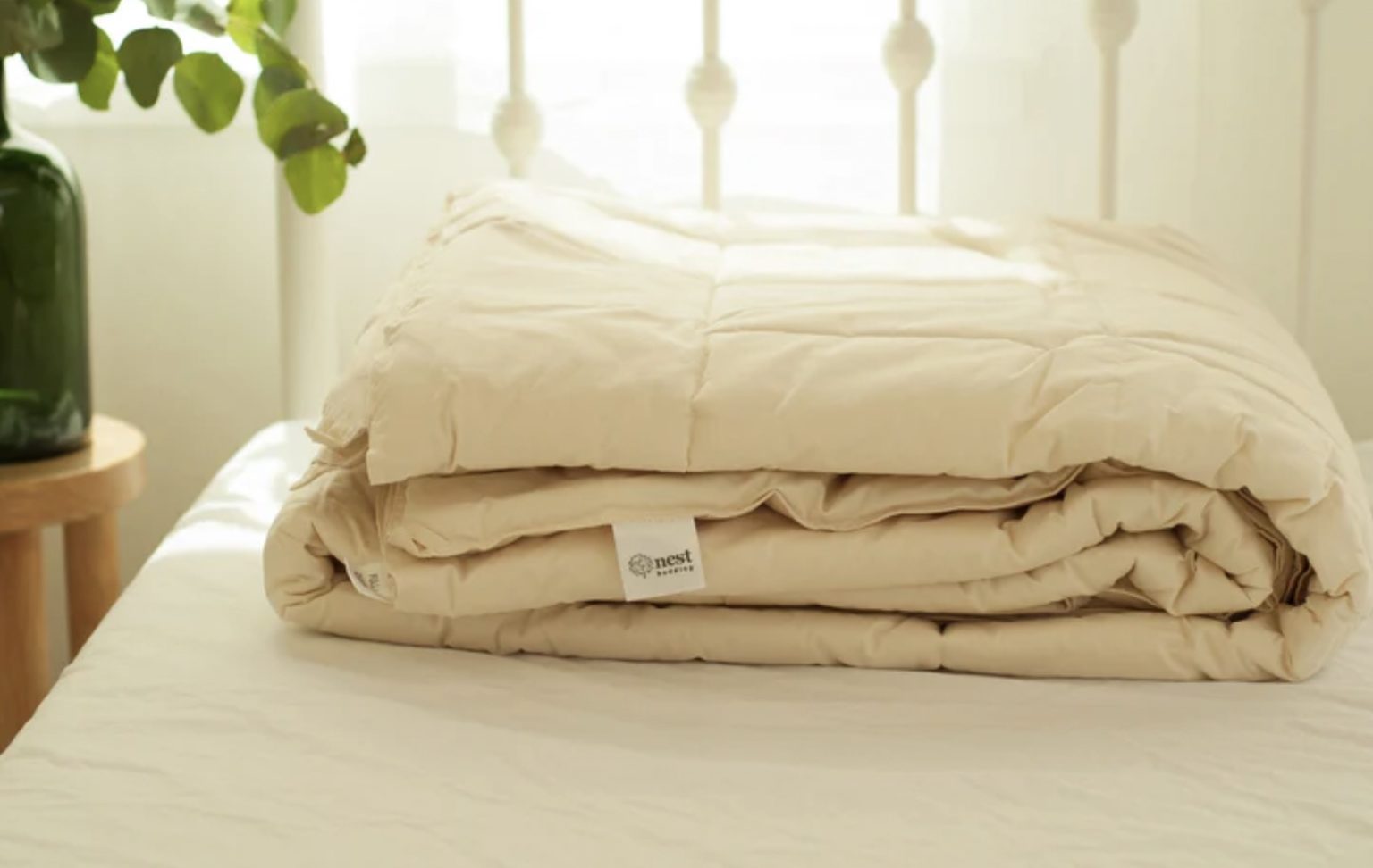 Product page photo of the Nest Bedding Washable Wool Comforter