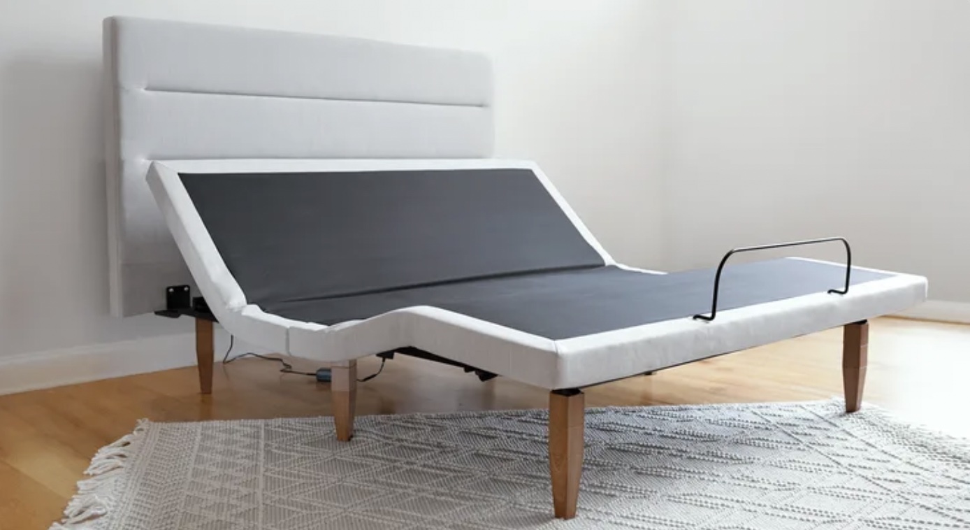 Product page photo of the Nolah Adjustable Base with Headboard
