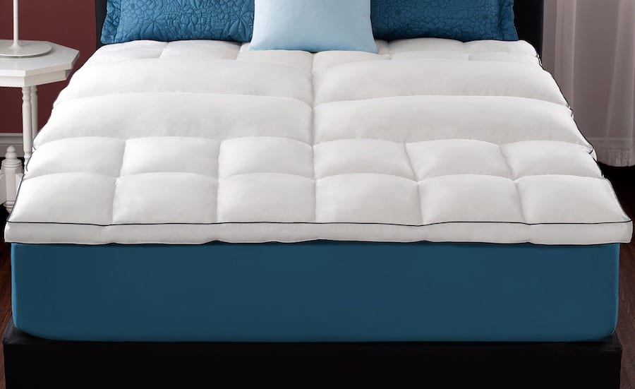feather topper make soft mattress more comfortable