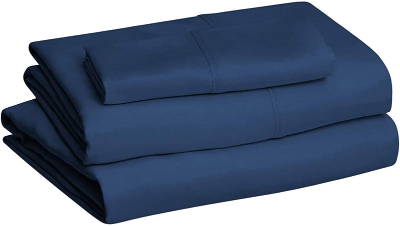 AmazonBasics Lightweight Super Soft Easy Care Microfiber Sheet Set