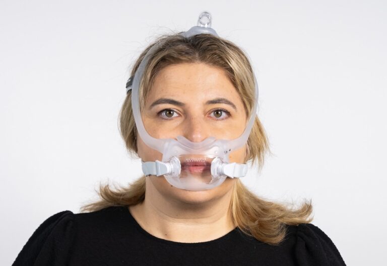 SleepFoundation.org photo of the Philips Respironics DreamWear Full Face Mask