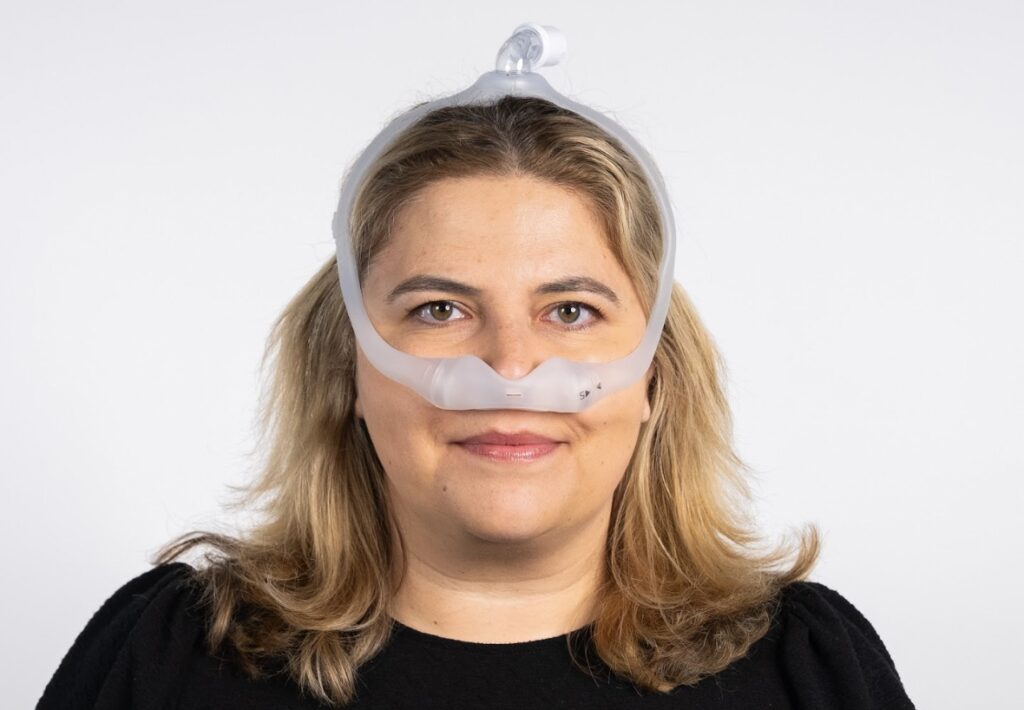 SleepFoundation.org photo of the Philips Respironics DreamWear Nasal Mask