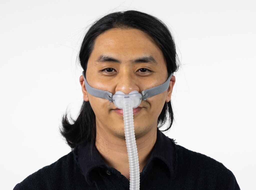 Best CPAP Nasal Masks SleepFoundation.org photo of the ResMed AirFit P10 Nasal CPAP Mask