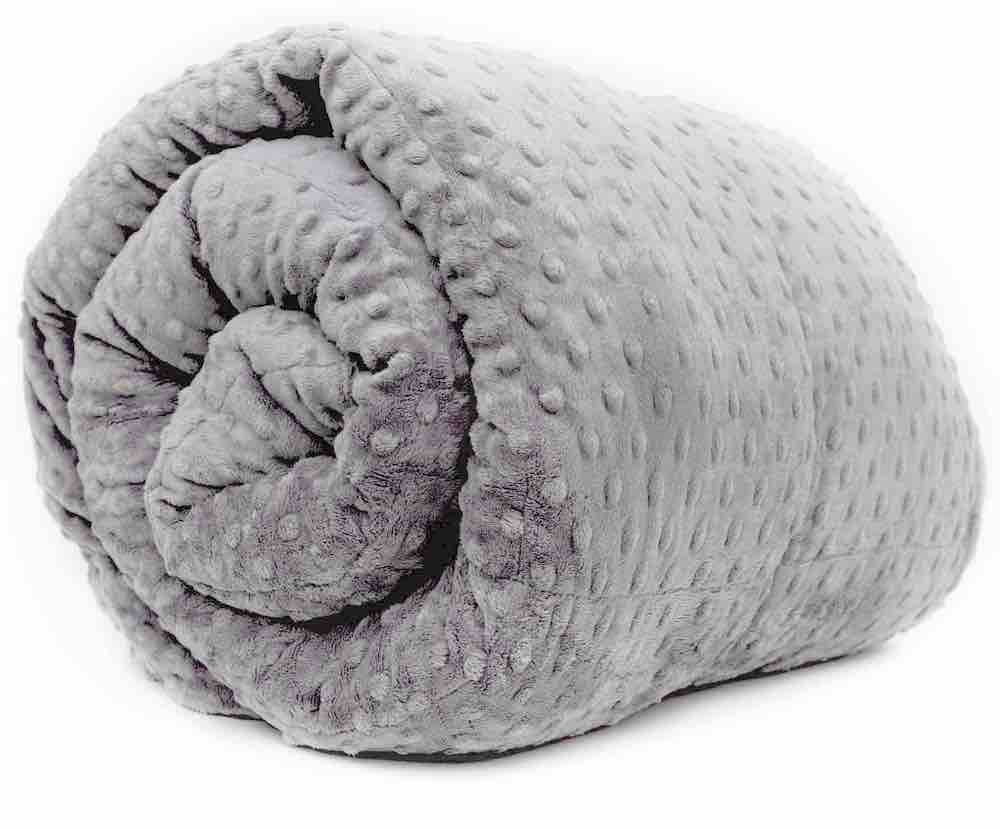 Mosiac Minky Weighted Blanket