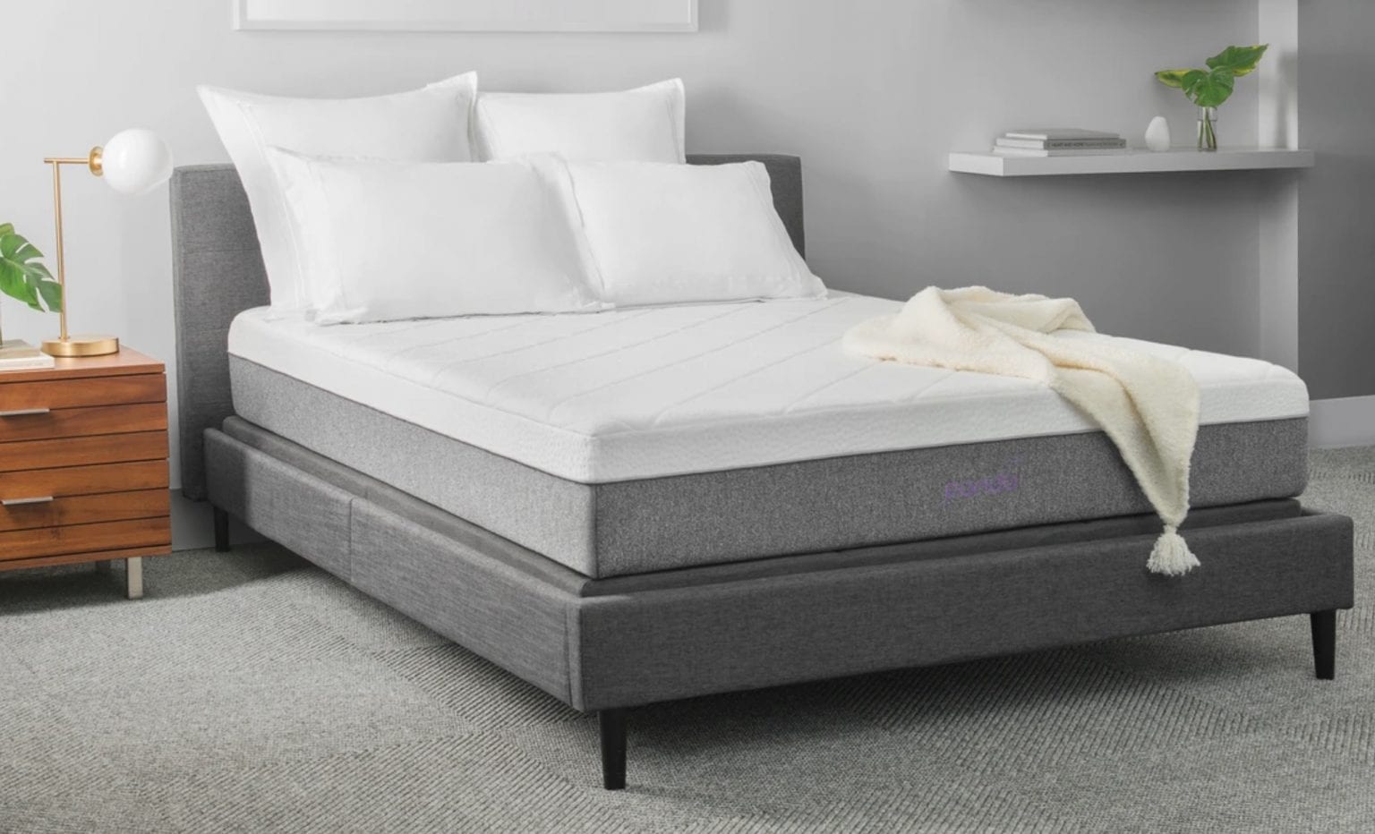 cheap memory foam mattress set