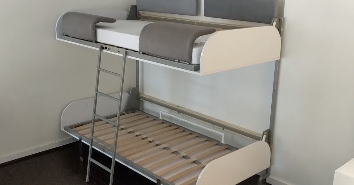 Amazon.com photo of the Expand Furniture Hover Foldaway Wall Bunk Beds