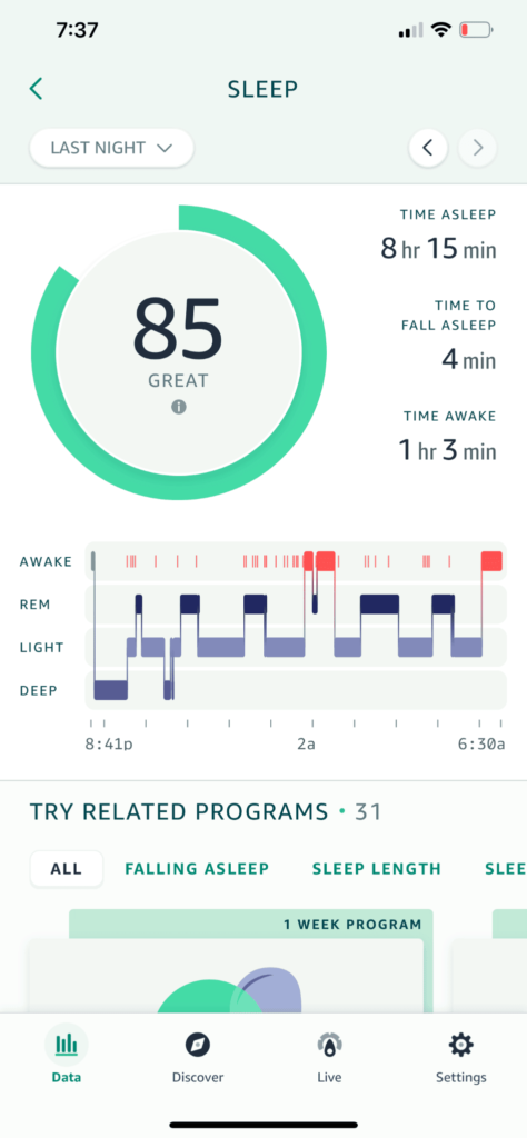 App and Tracker For Better Sleep and Daily Energy