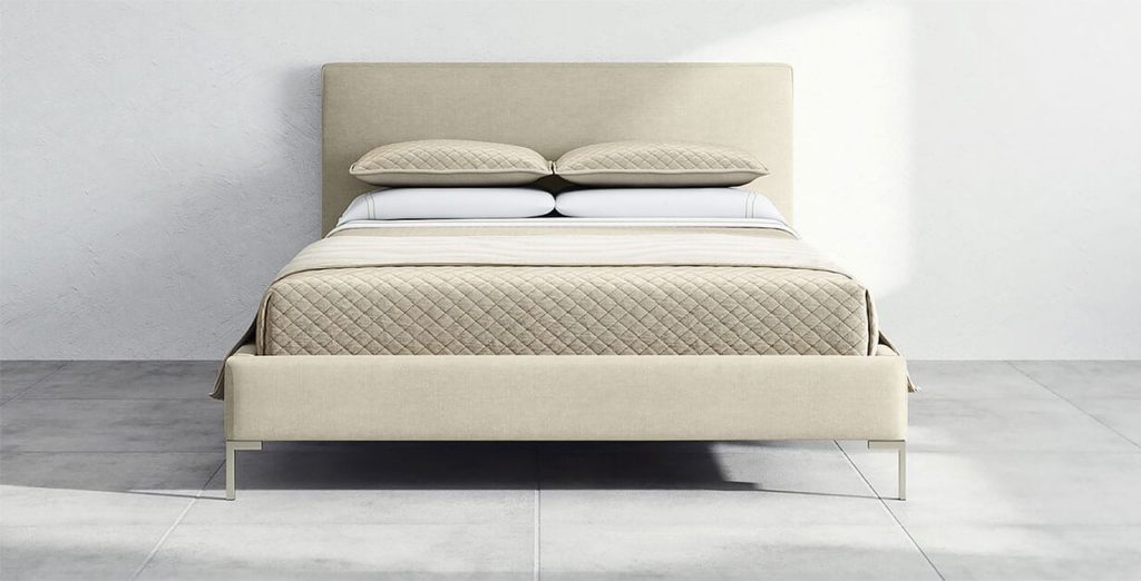 product image of the Saatva Santorini bed frame