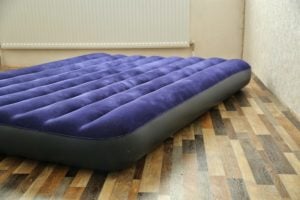 Stock image of an air mattress