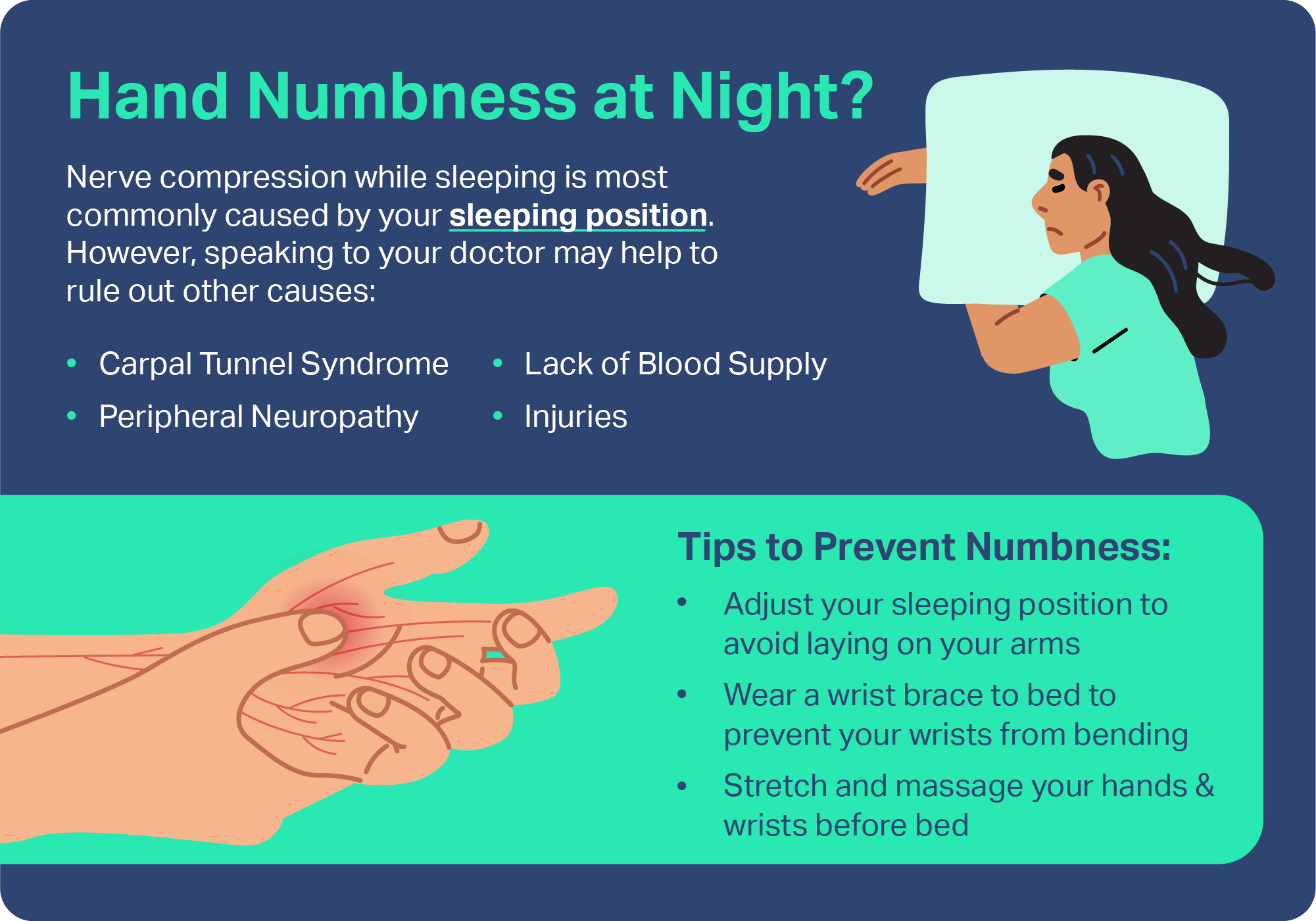 Numbness In Hands While Sleeping Causes And Remedies