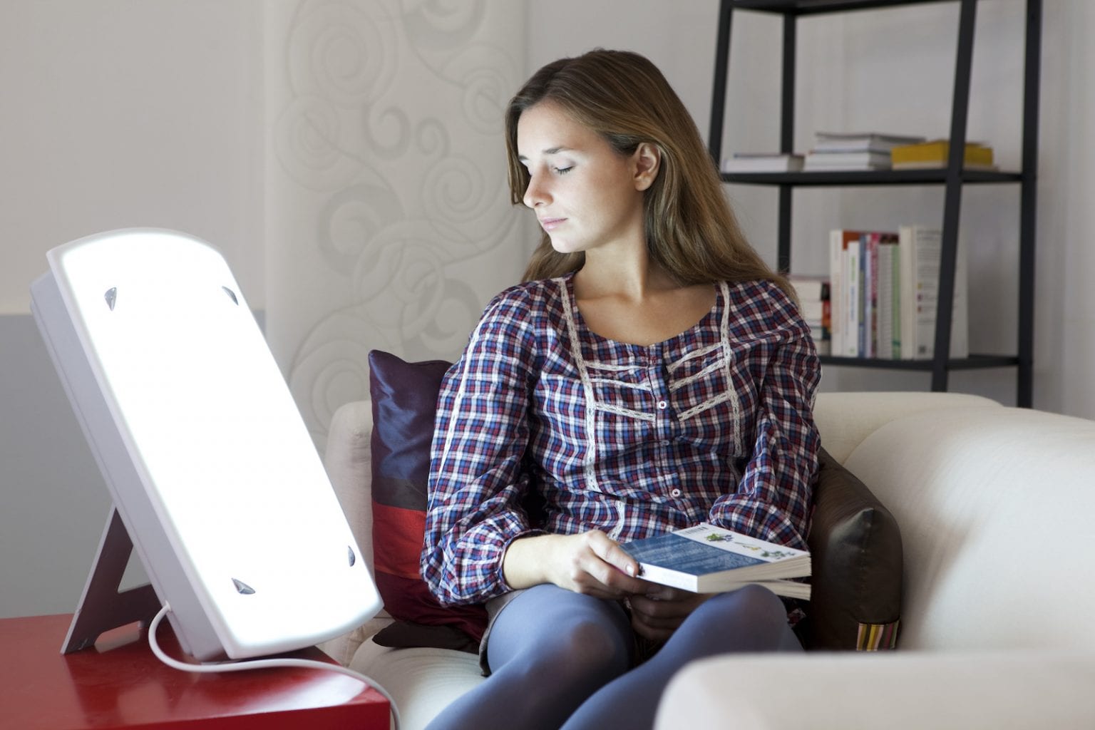 Woman Light Therapy Image