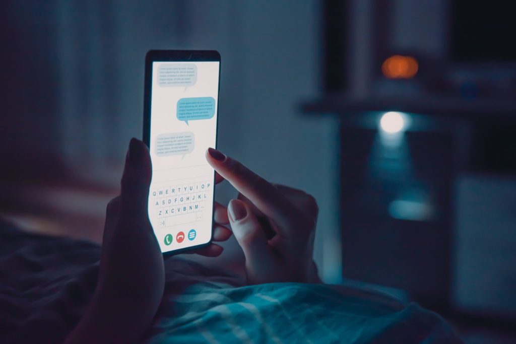 Sleep Texting Texting in bed