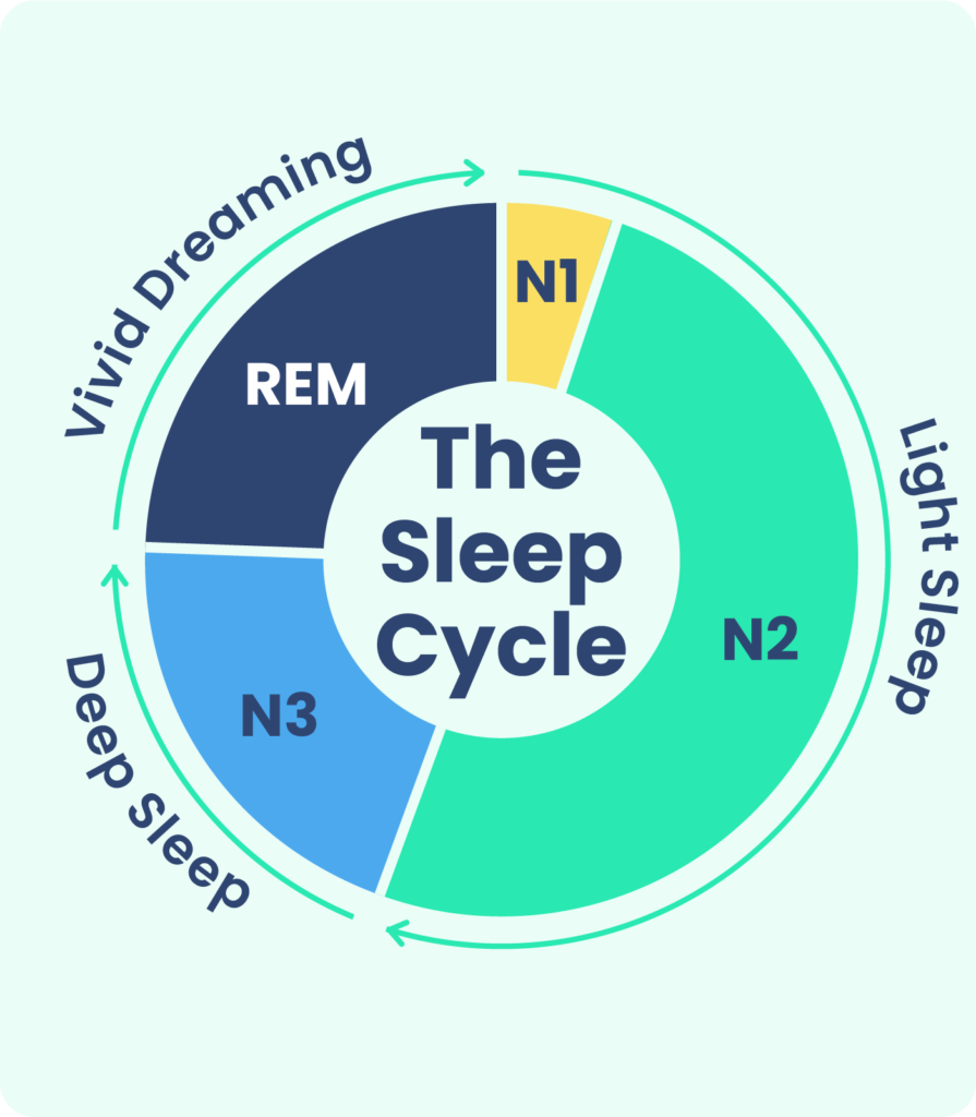 What impact does stress have on REM sleep?