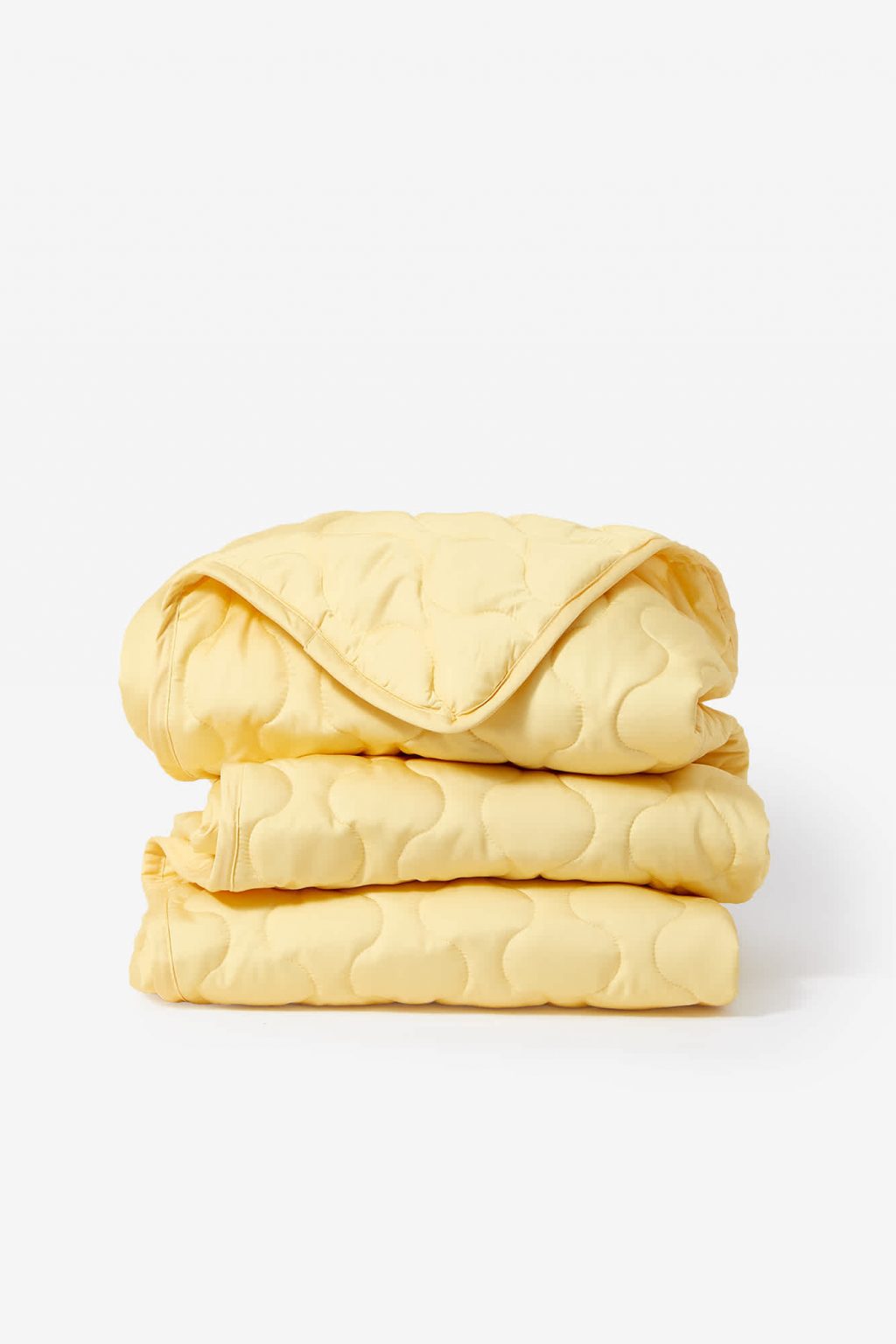 buffy puffer blanket yellow