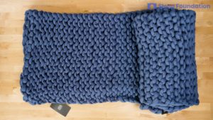 Silk & Snow Knit Weighted Blanket