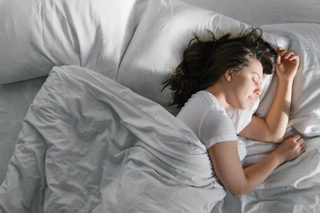 Woman sleeping