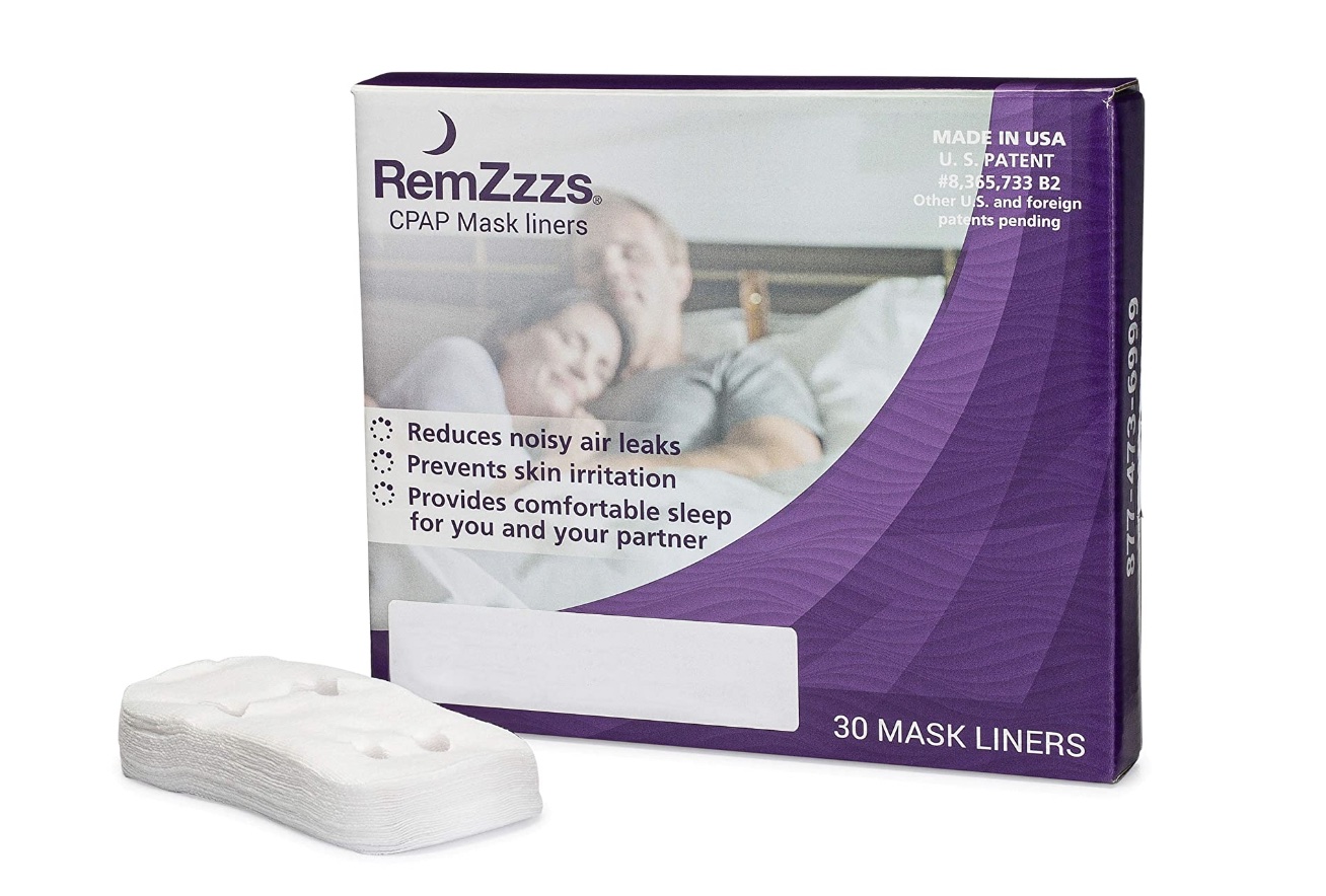 Product page photo of the RemZzzs Nasal Pillow CPAP Mask Liner