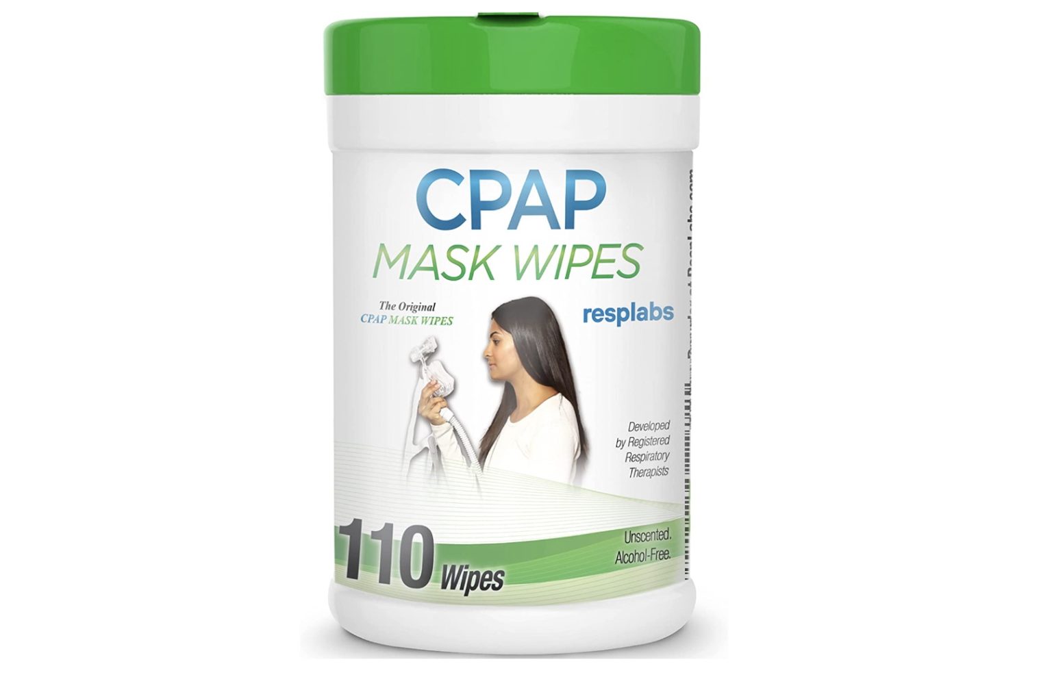 Product page photo of the RespLabs CPAP Wipes