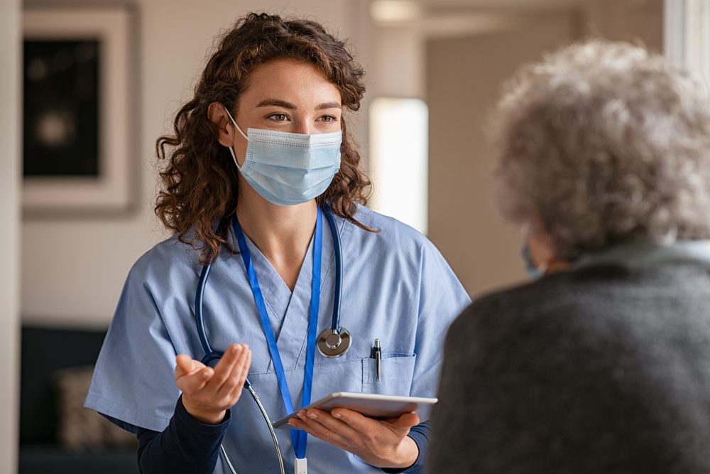 nurse with patient