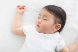 stock photo of a sleeping baby