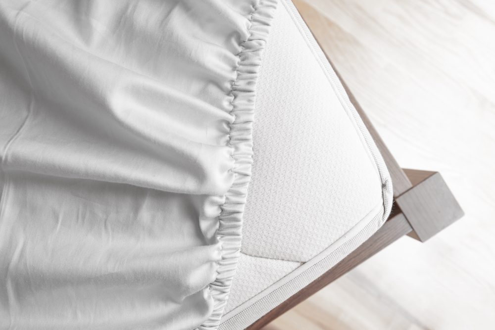 stock photo of a bed sheet