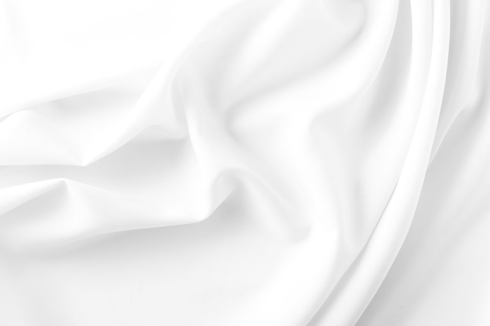 stock photo of white cotton sheets