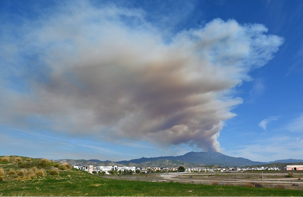 wildfire, smoke, fire, california, irvine