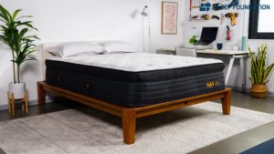 A picture of the Nolah Evolution 15 Mattress in Sleep Foundation's test lab.