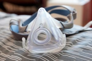 stock photo of a cpap mask