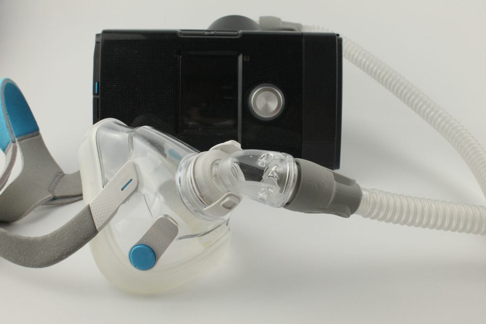 stock photo of a cpap machine