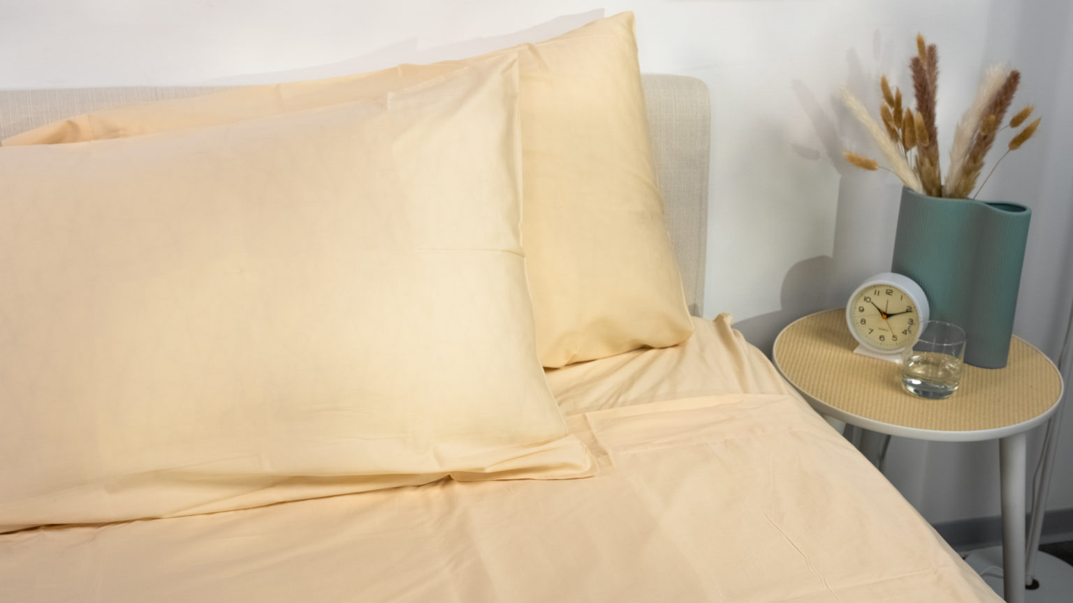 A picture of the Birch Organic Sheets in Sleep Foundation's test lab.