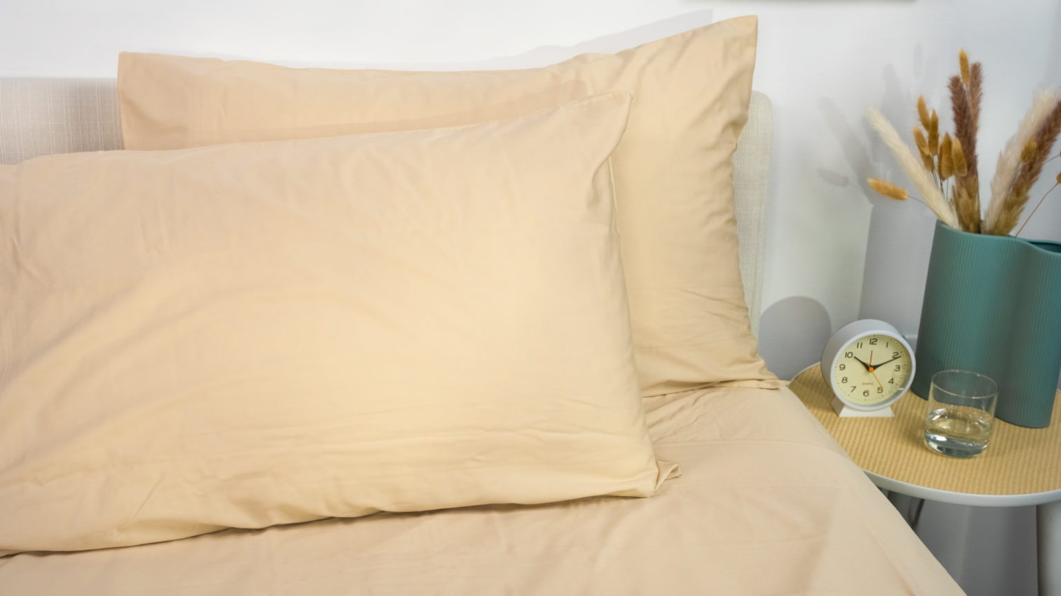 Picture of Brooklyn Bedding Deep Pocket Bamboo Cotton Sheets in the Sleep Foundation Test Lab.