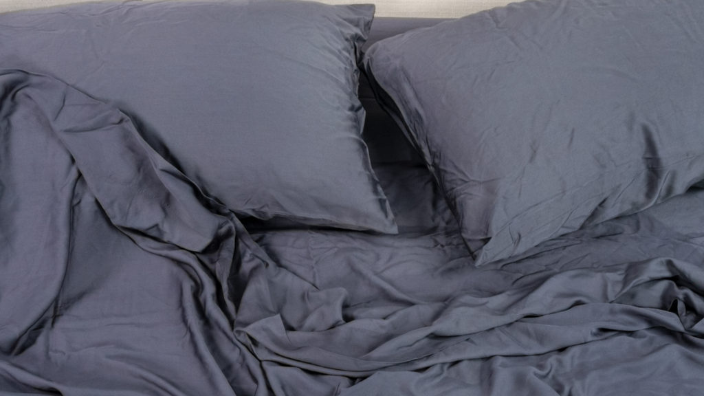 A picture of the Luxome Luxury Sheet Set in Sleep Foundation's test lab.